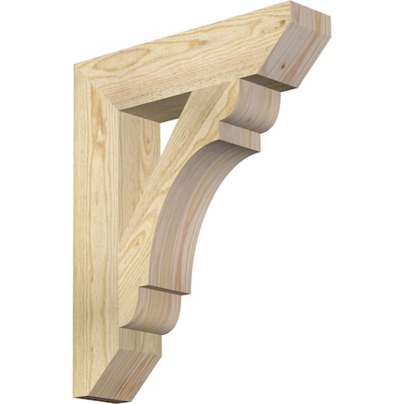 Olympic Slat Rough Sawn Bracket, Douglas Fir, 4W X 18D X 22H